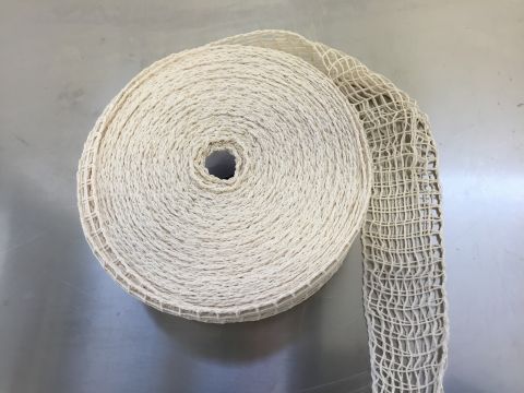 rete elastica misto cotone bianca